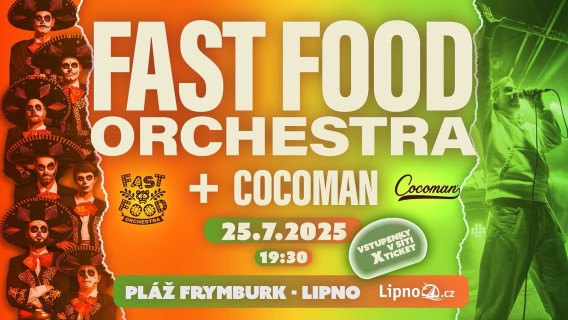 V pátek budeme s @fast_food_orchestra a @selectorboldrik na pláži 🌞 Start kolem 20:00 🫶🏻 @plazfrymburkcz
